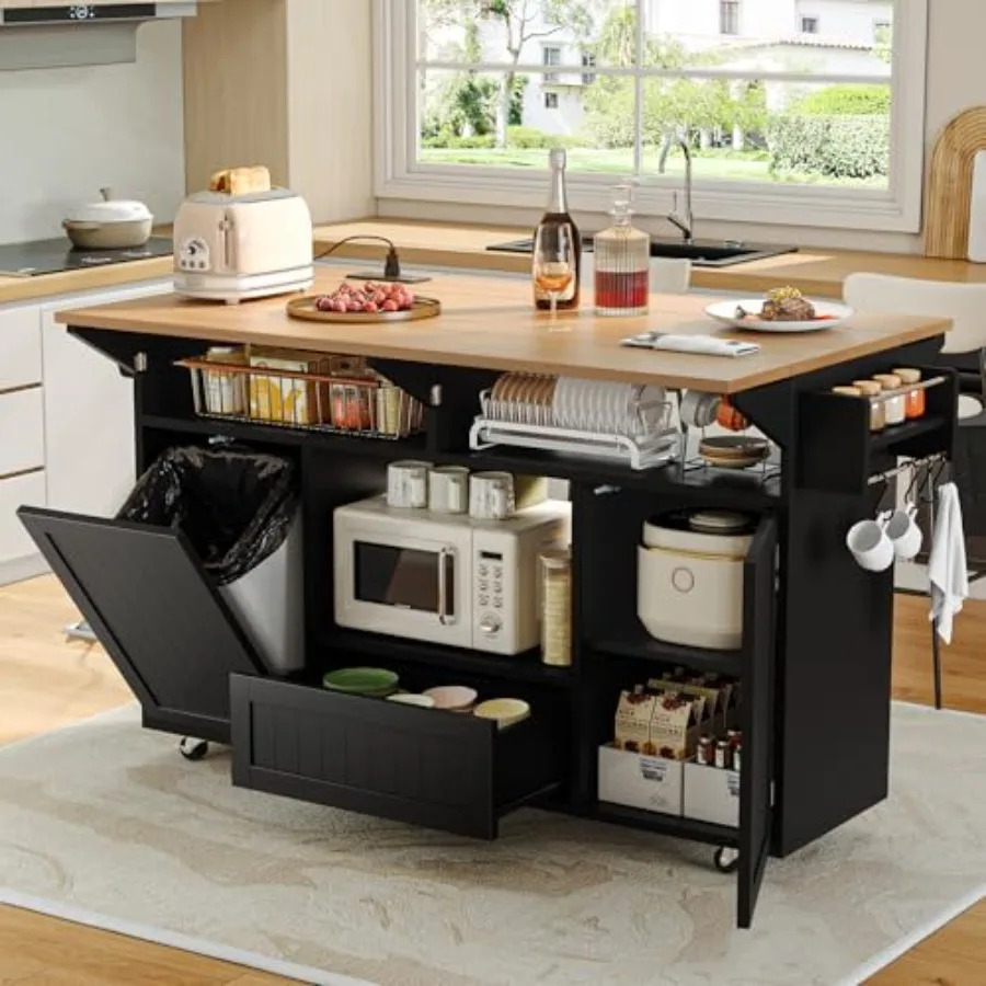 Kitchen Uncle - 65 Ilha de Cozinha com Tampo
