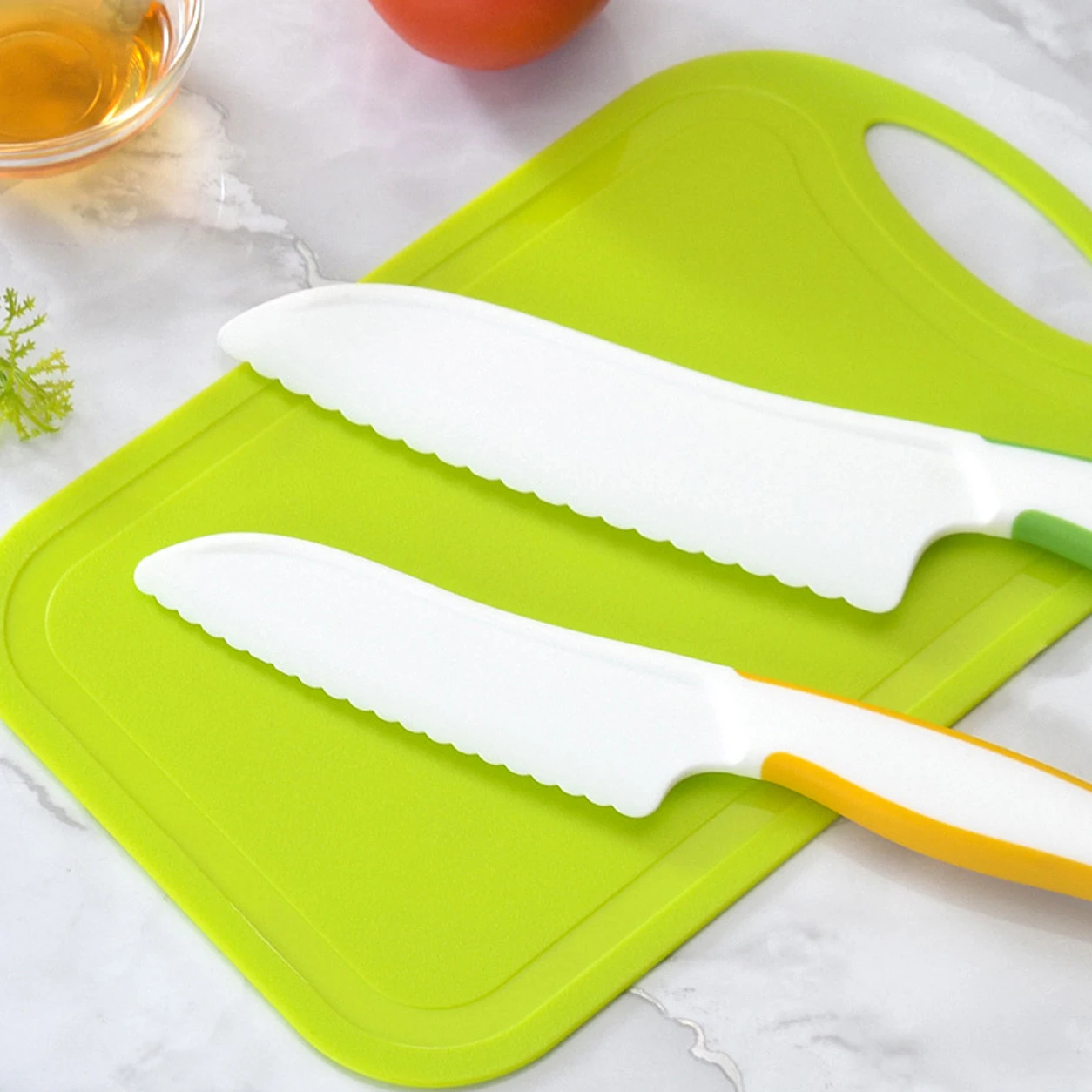 Conjunto de Facas de Plástico  - Kitchen Kids Baking Set avaliação e preço