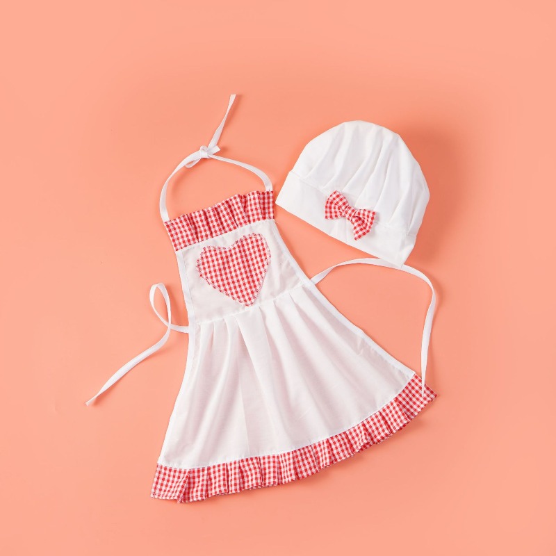 Conjunto de avental e chapéu d - Kitchen Kids Baking Set avaliação e preço