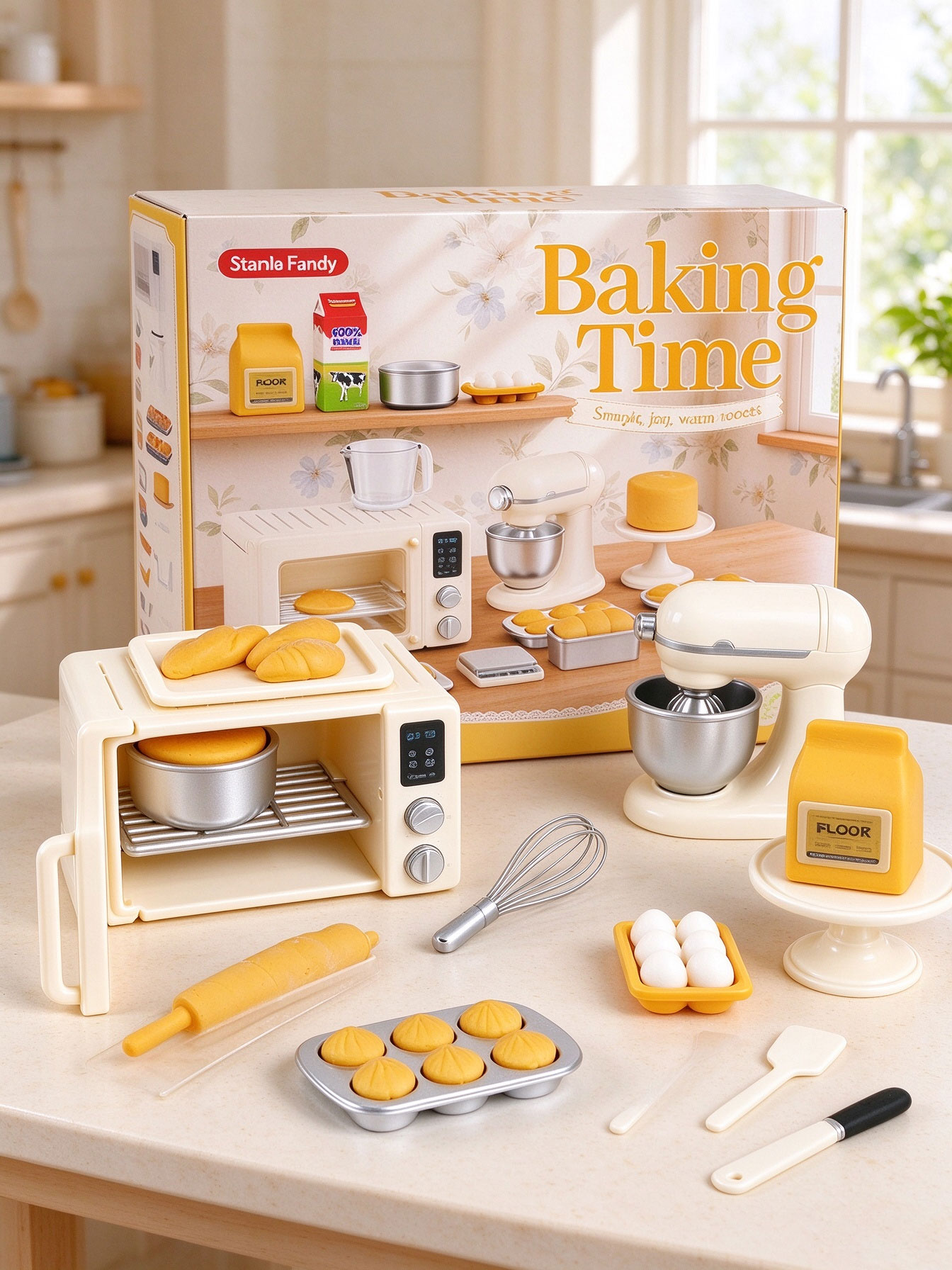 Conjunto de brinquedos para br - Kitchen Kids Baking Set avaliação e preço